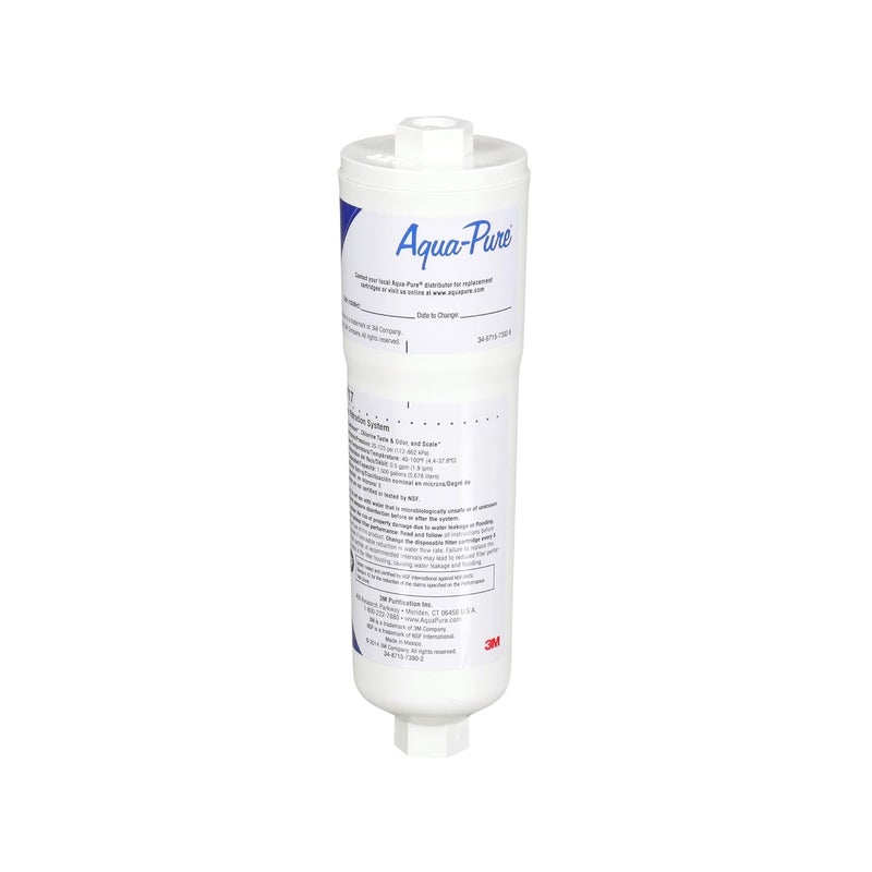 Aqua pure 3M Aqua-Pure AP717 In-Line Water Filter for Refrigerators, Ice Makers, and Drinking Fountains - Reduces Chlorine Taste, Odor, and Sediment - Image 1